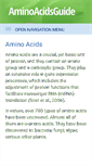 Mobile Screenshot of aminoacidsguide.com